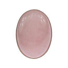 Inel argint reglabil masiv cu cuart roz 25x18 MM, GlamBazaar, Reglabila, cu Cuart roz, Roz, tip inel reglabil de argint 925 cu pietre naturale