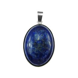 Pandantiv argint mare cu lapis lazuli natural 25x18 MM, GlamBazaar, 3.5 x 2 cm, cu Lapis Lazuli, Albastru, tip pandantiv de argint 925 cu pietre naturale