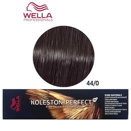 Vopsea Crema Permanenta - Wella Professionals Koleston Perfect ME+ Pure Naturals, nuanta 44/0 Castaniu Mediu Intens