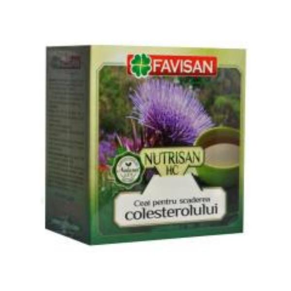 Ceai pentru Scaderea Colesterolului Nutrisan HC Favisan, 50g