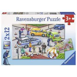 Puzzle politie, 2x12 piese - ravensburger