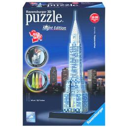 Puzzle 3d cladirea chrysler, editie luminoasa, 216 piese - Ravensburger