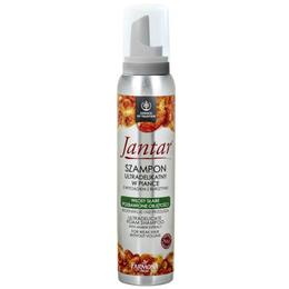 Sampon spuma cu extract de chihlimbar pentru par slabit fara volum - farmona jantar ultradelicate foam shampoo with amber extract for weak hair without volume, 180ml
