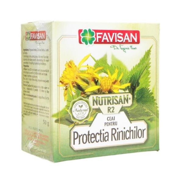 Ceai pentru Protectia Rinichilor Nutrisan R2 Favisan, 50g
