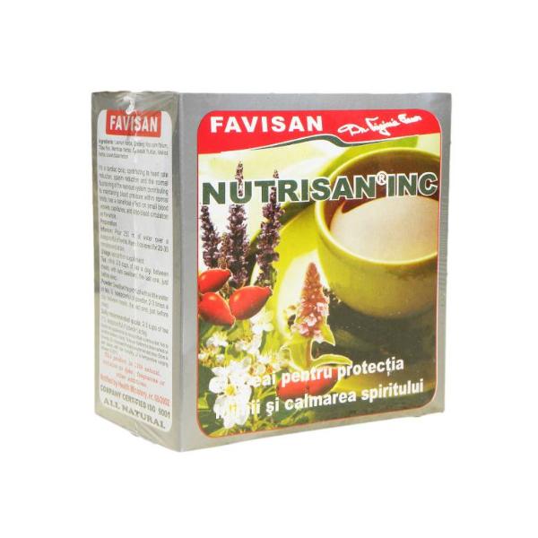 Ceai pentru Protectia Inimii si Calmarea Spiritului Nutrisan INC Favisan, 50g