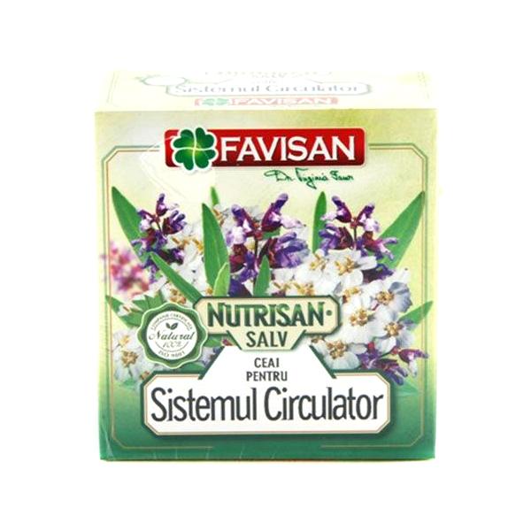 Ceai pentru Sistemul Circulator Nutrisan SALV Favisan, 50g