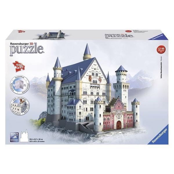 Puzzle 3d castelul neuschwanstein, 216 piese - Ravensburger