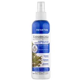 Apa cu chinina pentru prevenirea caderii parului herbal time, rosa impex, 200ml