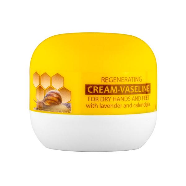 Vaselina Cosmetica Regeneratoare pentru Maini si Picioare cu Lavanda si Galbenele Camco, 50ml