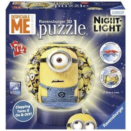 Puzzle 3d minions cu lumina 72, piese - Ravensburger