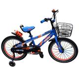 Bicicleta pentru copii cu roti ajutatoare din silicon, sticla pentru apa, leduri si USB , 14