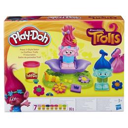 Set Play-Doh Trolls Coafeaza trolii 7 culori Nebunici