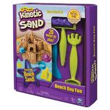 Nisip kinetic Spin Master modelabil pentru copii cu accesorii pentru plaja 20 moduri de joaca Nebunici
