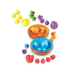 Set pentru sortarea culorilor Learning Resources - Pasarele colorate in cuiburi