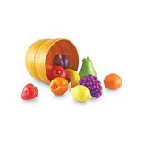 Cos cu fructe dimensiuni realiste de jucarie pentru copii, set sortare culori pentru dezvoltarea simtului tactil Learning Resources