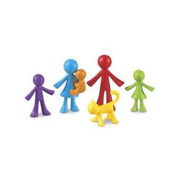 Set educativ Learning Resources Omuleti pentru numarat 72 piese in 6 culori