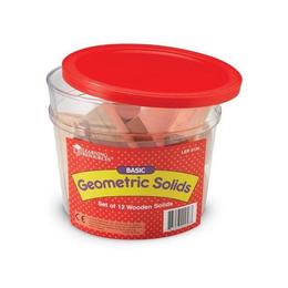 Set 12 figuri geometrice de lemn Learning Resources