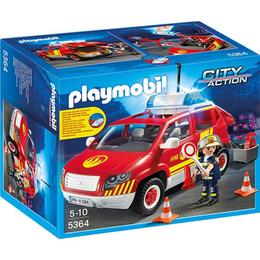 Playmobil City Action - Masinuta Sef Pompier cu lumini si sunete