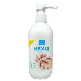 Dezinfectant Lichid cu Dozator pentru Maini si Tegumente Hexid G&M 2000, 500ml