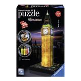 Puzzle 3D Big Ben, Editie luminoasa 216 piese curbate,pliate sau plate