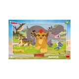 Puzzle clasic pentru copii - The Lion King 15 piese Nebunici