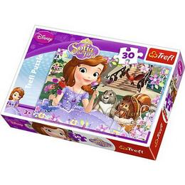 Puzzle clasic copii Printesa Sofia & Friends, 30 piese