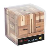 Joc logic puzzle 3d din bambus flexi-cub - Fridolin
