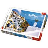 Puzzle clasic pentru adulti - Peisaj Santorini,Grecia 1500 piese Nebunici