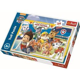 Puzzle clasic pentru copii - Patrula Catelusilor, 24 piese Maxi Nebunici