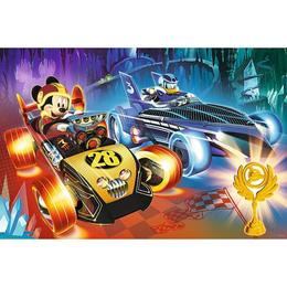 Puzzle clasic pentru copii Nebunici - Intrecerea lui Mickey Mouse, 24 piese maxi
