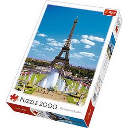 Puzzle clasic pentru copii si familie, Paris Nebunici - Panorama Turnul Eiffel, 2000 piese