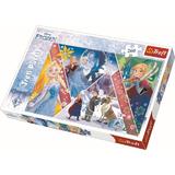 Puzzle clasic pentru copii - Elsa si Ana Regatul de Gheata - Frozen, 260 piese , + 8 ani