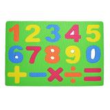 Puzzle din burete pentru copii, Cifre 30,5x21,5x1 cm Nebunici