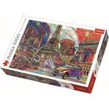 Puzzle clasic pentru adulti - Paris in culorile toamnei 1000 piese
