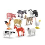 Set 60 de figurine de jucarie pentru copii, aspect realistic Learning Resources - Animale domestice - Ferma