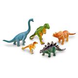 Set 5 figurine mari de jucarie pentru copii, aspect realistic, Learning Resources - Dinozauri