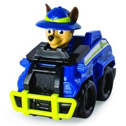 Set Figurina Paw Patrol Chase cu vehicul de curse Albastru - Spin Master