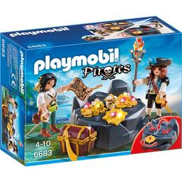 Playmobil Pirates - Set constructie cu figurine - Piratii si comoara descoperita