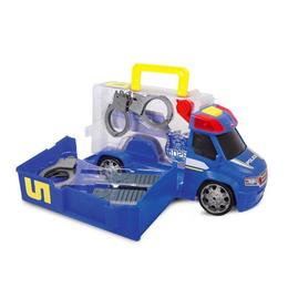 Set de interventie S.O.S masina de politie Dickie Toys Albastra