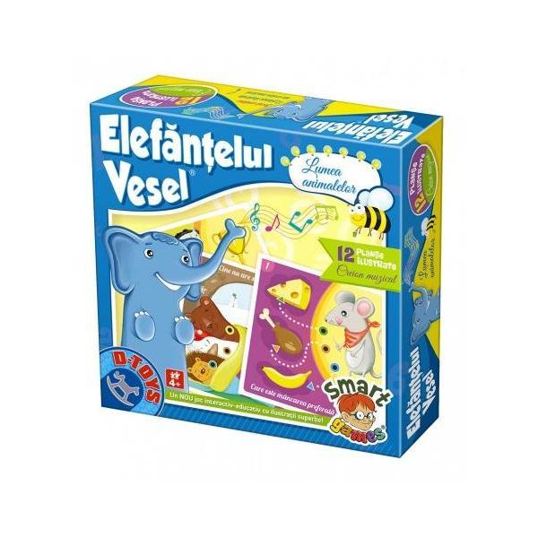 Elefantelul vesel - lumea animalelor d-toys