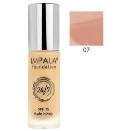 Fond de ten rezistent la transfer cu spf 15 impala 24/7, nuanta 07 tawny, 30ml