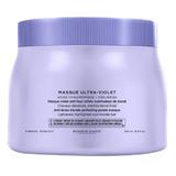 Masca Violet pentru Neutralizarea Tonurilor Galbene - Kerastase Blond Absolu Masque Ultra-Violet Anti-Brass Blonde Perfecting Purple Masque, 500ml