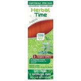 Crema Coloranta pe Baza de Henna Rosa Impex Herbal Time, nuanta 3 Copper Red, 75ml