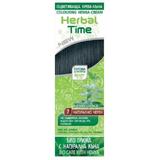 Crema Coloranta pe Baza de Henna Rosa Impex Herbal Time, nuanta 7 Natural Black, 75ml