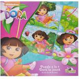 Puzzle 4 in 1 Dora the Expolorer - Dora la joaca - 12, 24, 42, 5