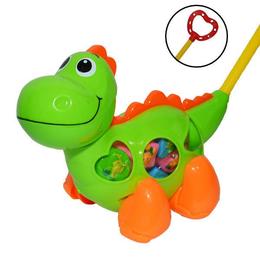 Jucarie de impins Dinozaur cu forme - Robentoys