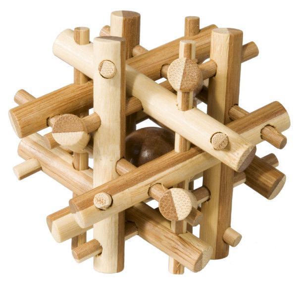 Joc logic iq din lemn bambus magic sticks - Fridolin