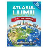 Atlasul lumii. Carte de autocolante, editura Litera