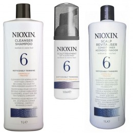Nioxin - pachet maxi system 6 pentru parul normal spre aspru, cu tendinta dramatica de subtiere si cadere