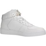Sneakers Guess alb cu floricele atasate, marime 39